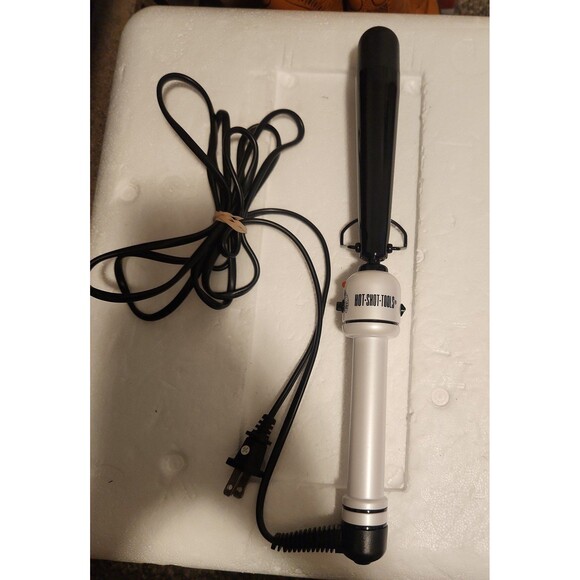 Hot Shot Tools Reverse Tapered Curling Iron Black Pearl 1 1/4" - Picture 1 of 7